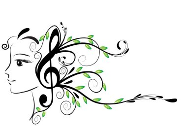 Bir buket çiçekli güzel kız