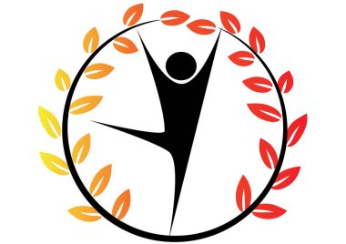 Bir kahve tacının vektör çizimi