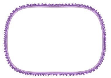 Çiçekli dekoratif çerçeve