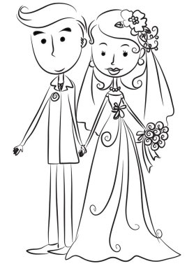 Birbirine aşık çift.