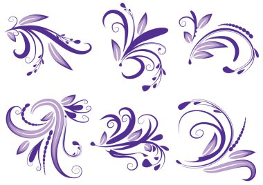 Çiçek vektör deseni çizimi