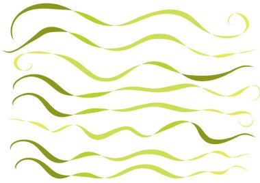 Dalgaların vektör çizimi