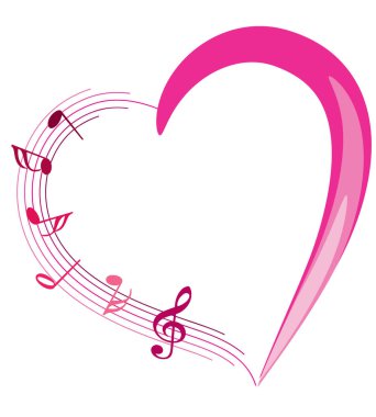 Bir kalbin vektör illüstrasyonu