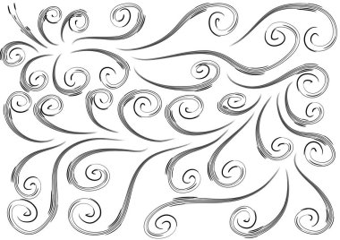 Çiçek deseninin vektör çizimi