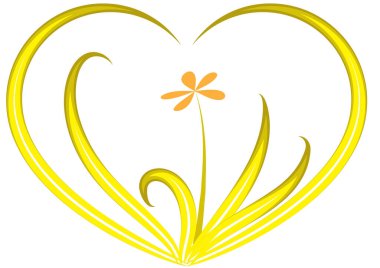 Bir kalbin vektör illüstrasyonu