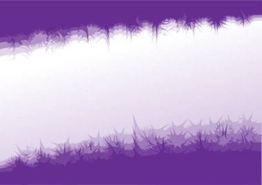 Mor ve mavi gökyüzü olan bir arkaplanın vektör çizimi