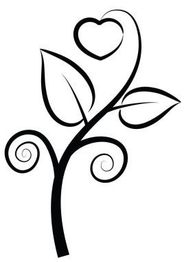 Yapraklı vektör ağacı