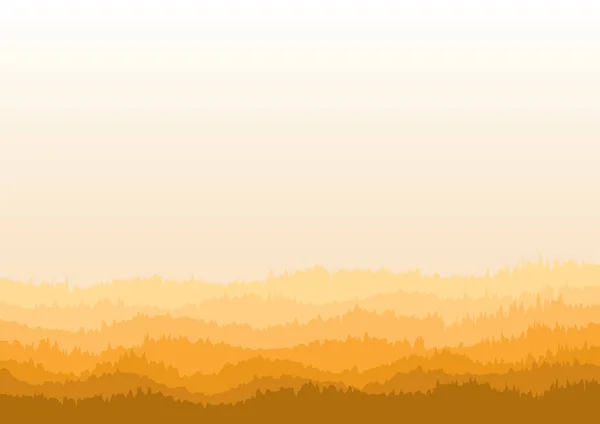 Ilustración Vectorial Del Paisaje Montaña — Vector de stock