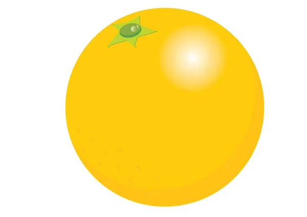 白を基調としたオレンジ — ストックベクタ