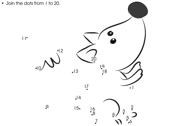Образовательная Игра Детей Лиса Векторные Иллюстрации — стоковый вектор