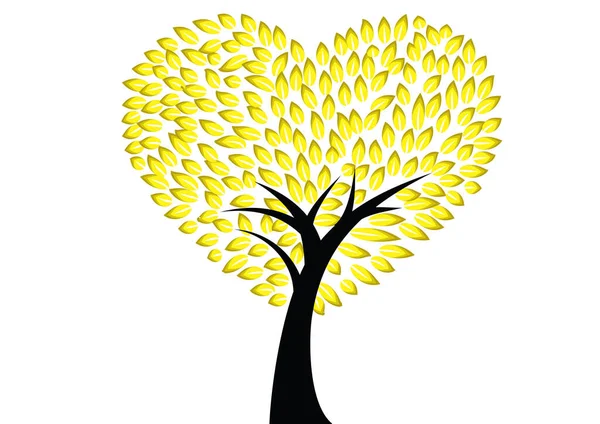 Beyaz arkaplanda yaprakları olan ağaç