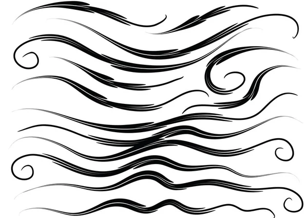 kaligrafik tasarım elementlerinin vektör kümesi