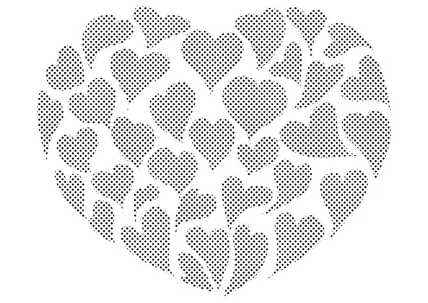 Heart Shape Vector Illustration — Stock Vector