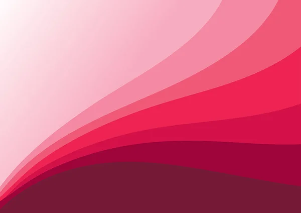 Абстрактный Фон Розовыми Волнами — стоковый вектор