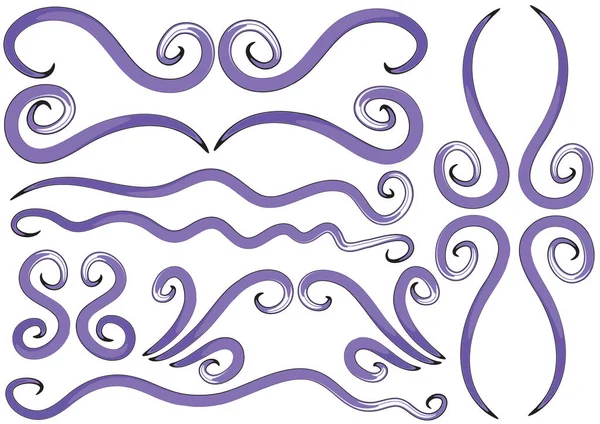 vektör soyut tasarım ögeleri kümesi