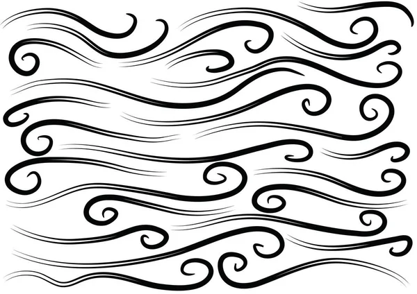 kaligrafik tasarım elementlerinin vektör kümesi