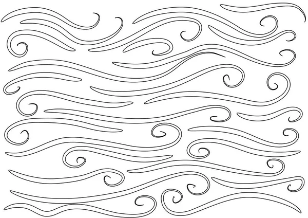 kaligrafik tasarım elementlerinin vektör kümesi