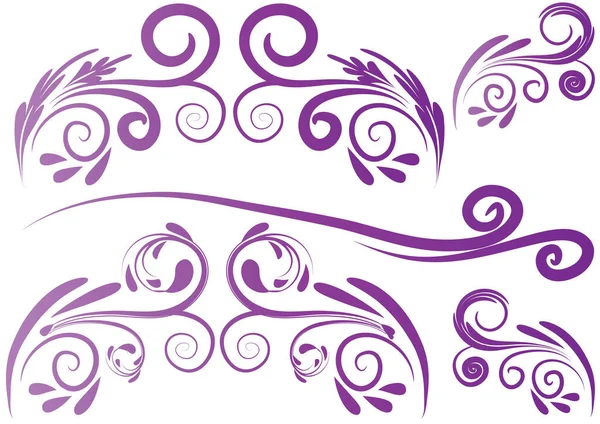 Фиолетовый Цветочный Фон Местом Текста — стоковый вектор