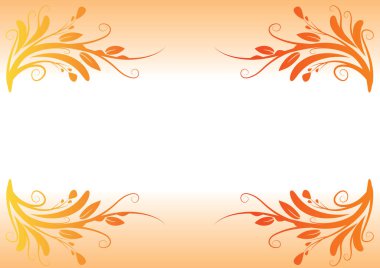 Altın süslemeli vektör çiçek arkaplanı