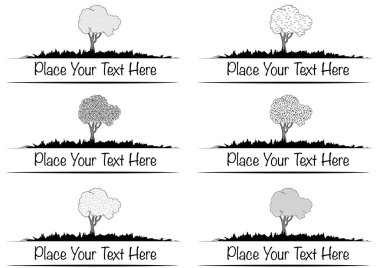 Ağaçlar ve bitkiler.