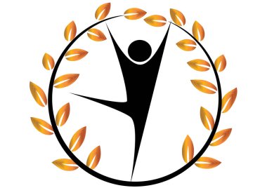 Bir kahve tacının vektör çizimi