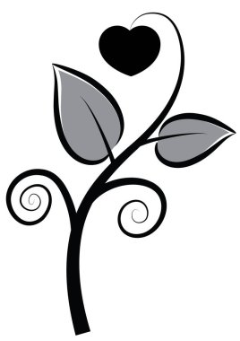 Yapraklı vektör ağacı