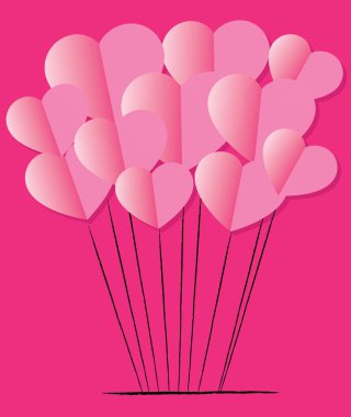 Sevgililer Günü için vektör illüstrasyonu