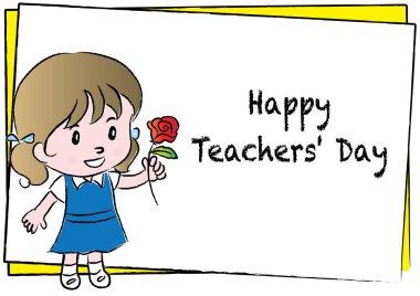 Büyük kırmızı bir kurdele tutan bir kız ve bir oğlan.