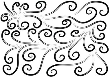 Çiçek deseninin vektör çizimi