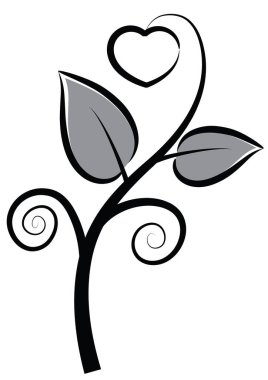 kalbi olan vektör ağacı