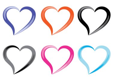 Tasarımınız için vektör simgeleri dizisi