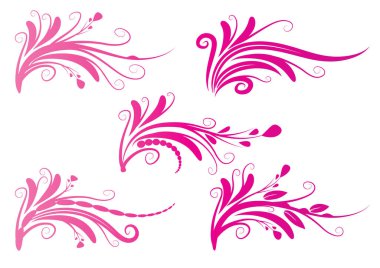 Çiçek arkaplanının vektör çizimi