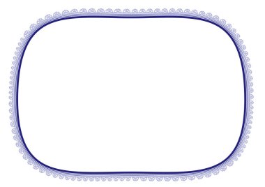 Web için bir çerçevenin vektör illüstrasyonu