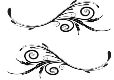 Çiçek arkaplanının vektör çizimi