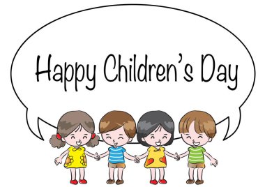 Çocuklar ve oğlanlar kağıda asılıyor.