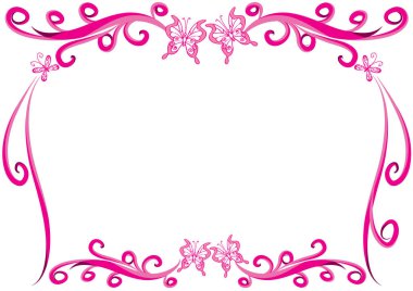 Metin için alanı olan çiçek arkaplanı