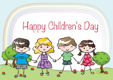 Çocuklu mutlu bir aile