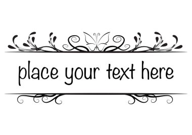 kaligrafik tasarım elementlerinin vektör kümesi