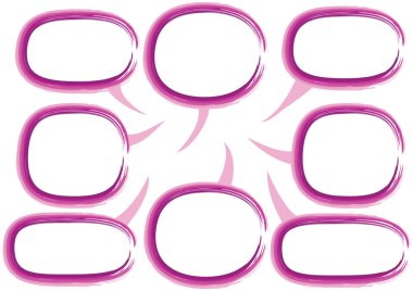 Beyaz arkaplanda kağıt etiketleri