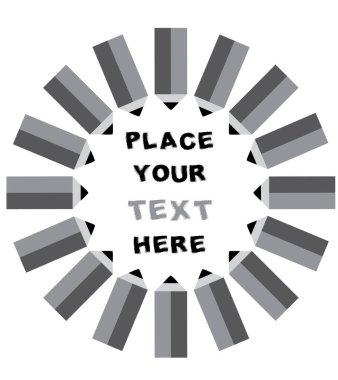 Evin inşası için bir logonun vektör çizimi