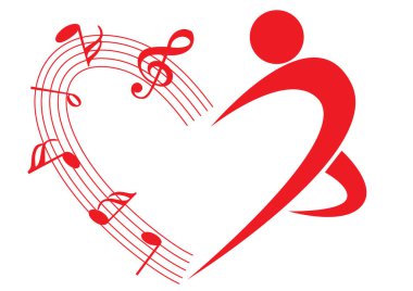 Bir müzik aletinin vektör illüstrasyonu