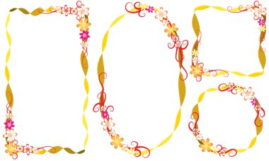 Tasarım için bir arkaplanın vektör illüstrasyonu