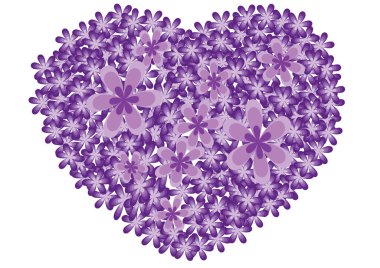 Bir çiçeğin vektör illüstrasyonu