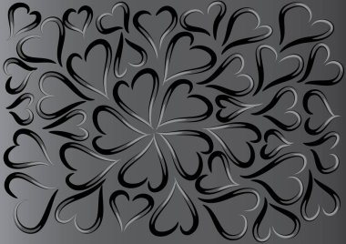 Kusursuz bir şablonun vektör çizimi