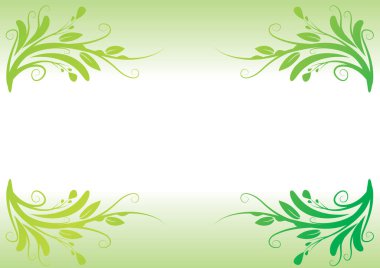 Metnin için yeri olan vektör çiçek arkaplanı