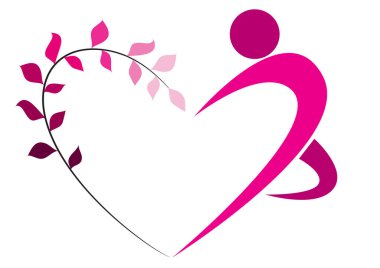 kalp şeklinde aşk sembolü