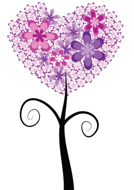 Bir ağacın vektör illüstrasyonu