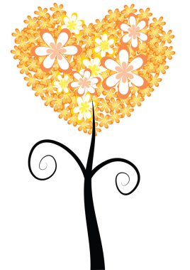 Bir ağacın vektör illüstrasyonu