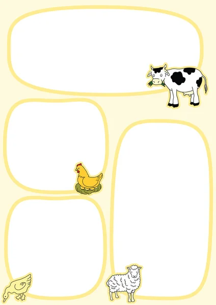 Illustration Vectorielle Animal Dessin Animé Mignon — Image vectorielle