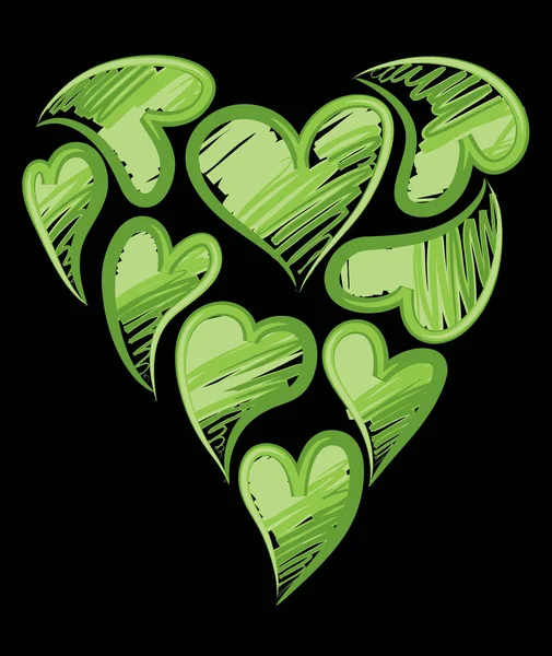 Bir kalbin vektör illüstrasyonu